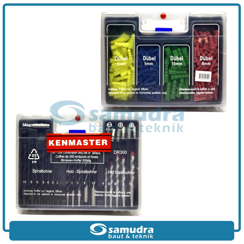 KENMASTER MATB-001 Mata Bor Set Kombinasi Fisher C-3001