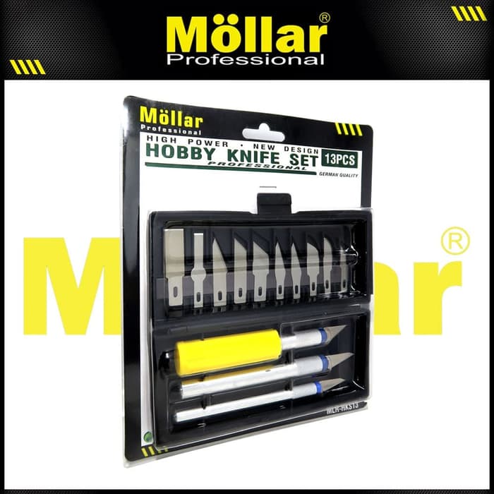 MOLLAR HKS13 Pisau Ukir Set 13 pcs