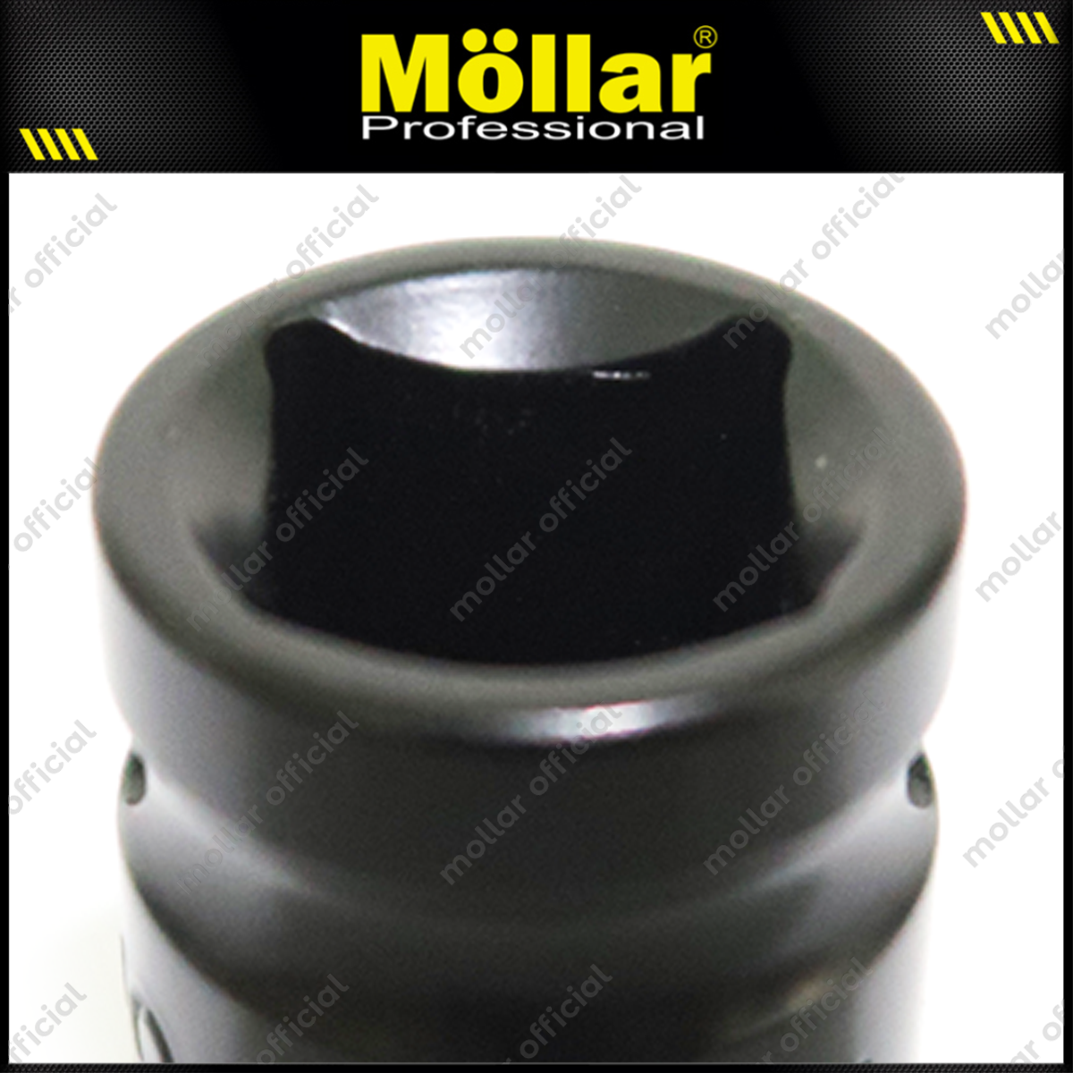MOLLAR B13670-1 Mata Sok Pendek 1/2" 6PT 8 mm / Deep Socket