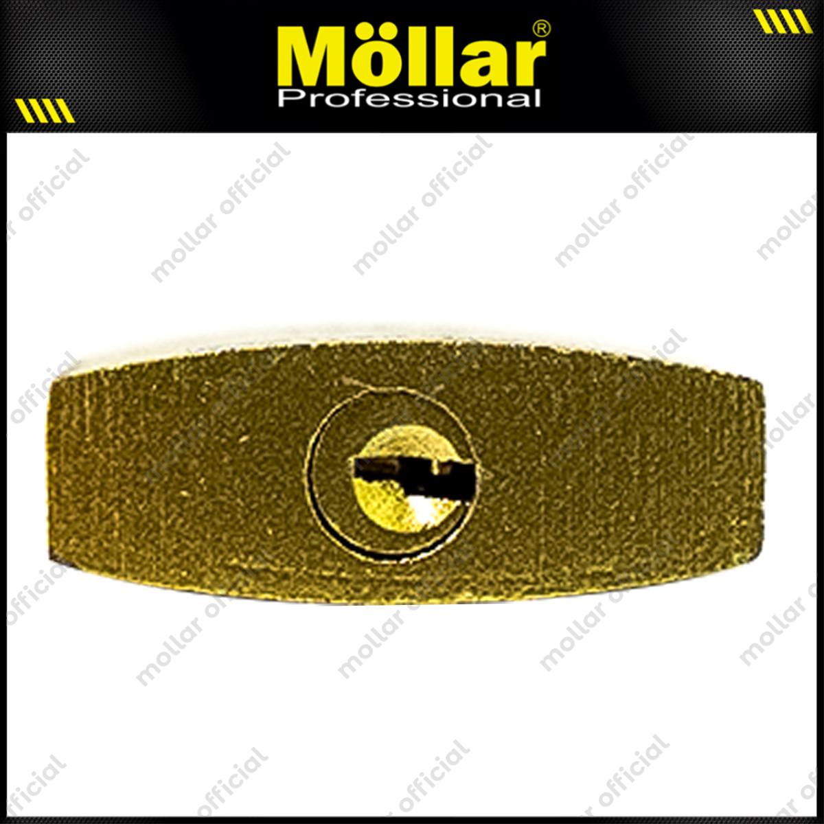 BRABUS D88-50L Gembok Kuning Blister 50 mm Long / Gembok Leher Panjang