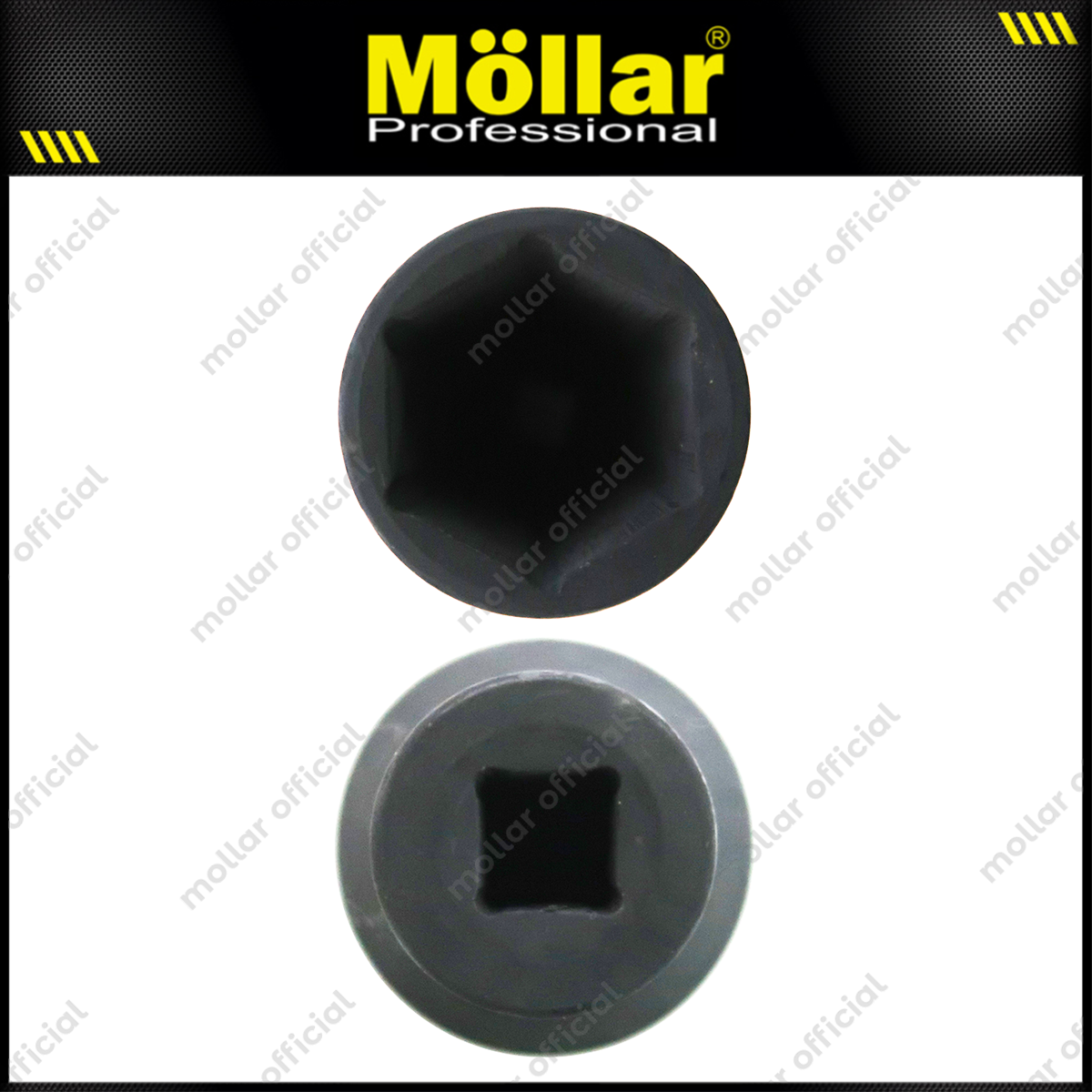 MOLLAR B13660 Mata Sok Panjang 1/2" 6PT 41 mm / Deep Socket