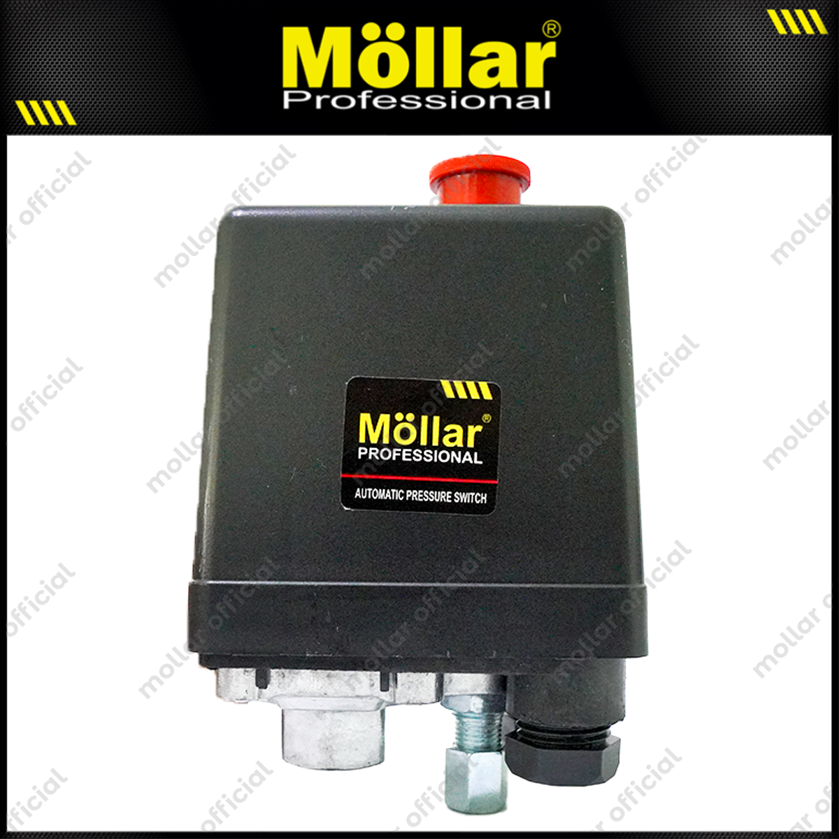 MOLLAR FB30-1H Otomatis Kompresor 1 Lubang Saklar Atas