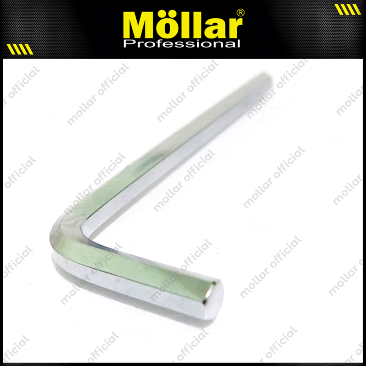 MOLLAR 10 Pcs 6 Mm Flat Kunci L Pendek Short Hex Key Wrench Hexagonal