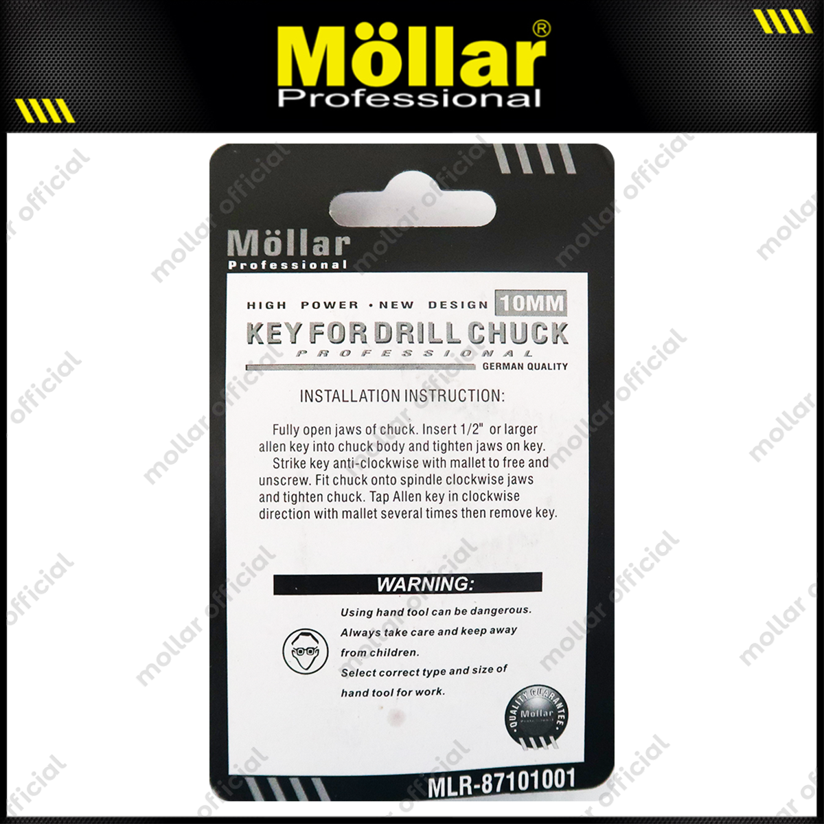 MOLLAR Kunci Kepala Bor Listrik 10 mm