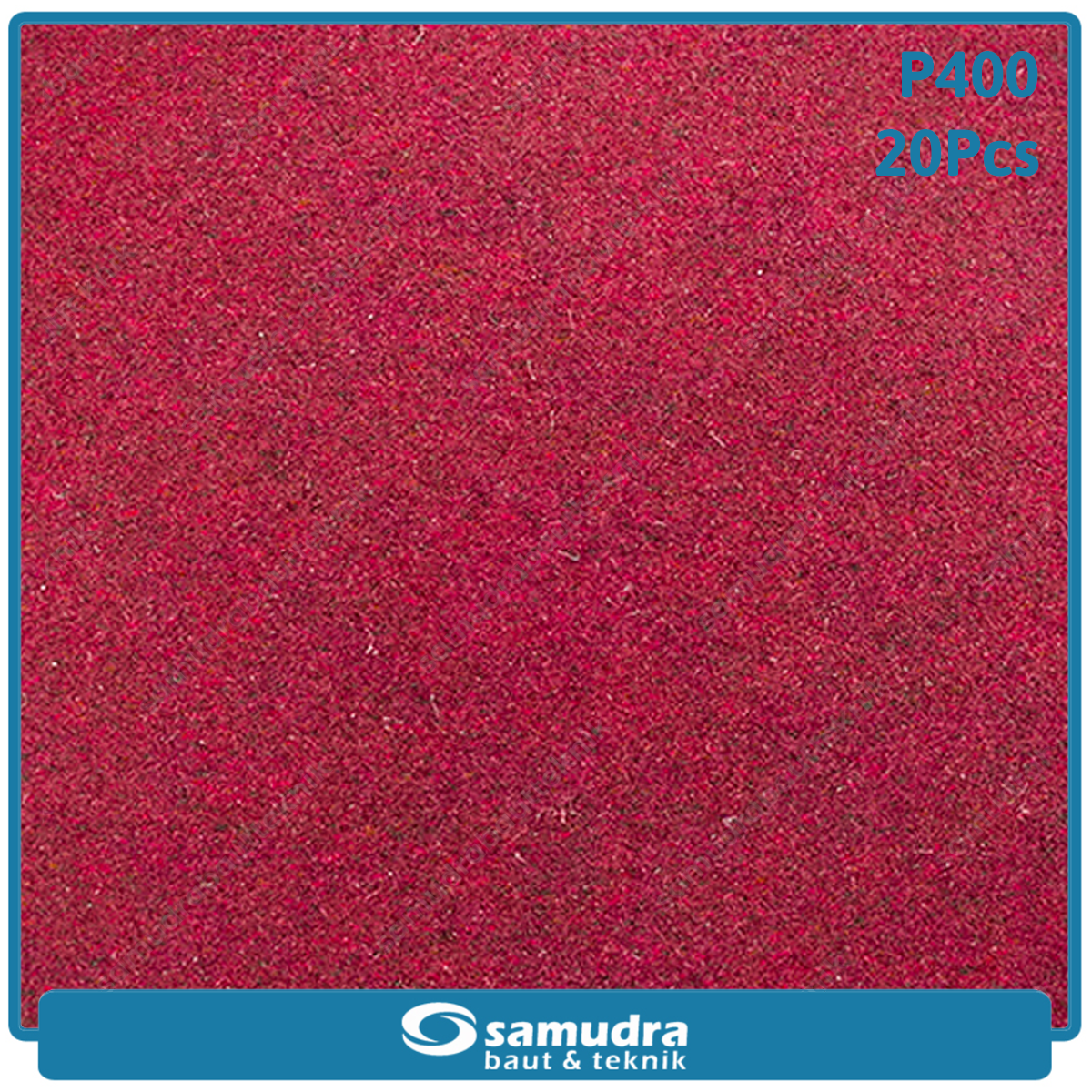MST 20 pcs No. 400 Amplas Bulat Velcro Tempel Mata Gerinda Disc 4 Inch