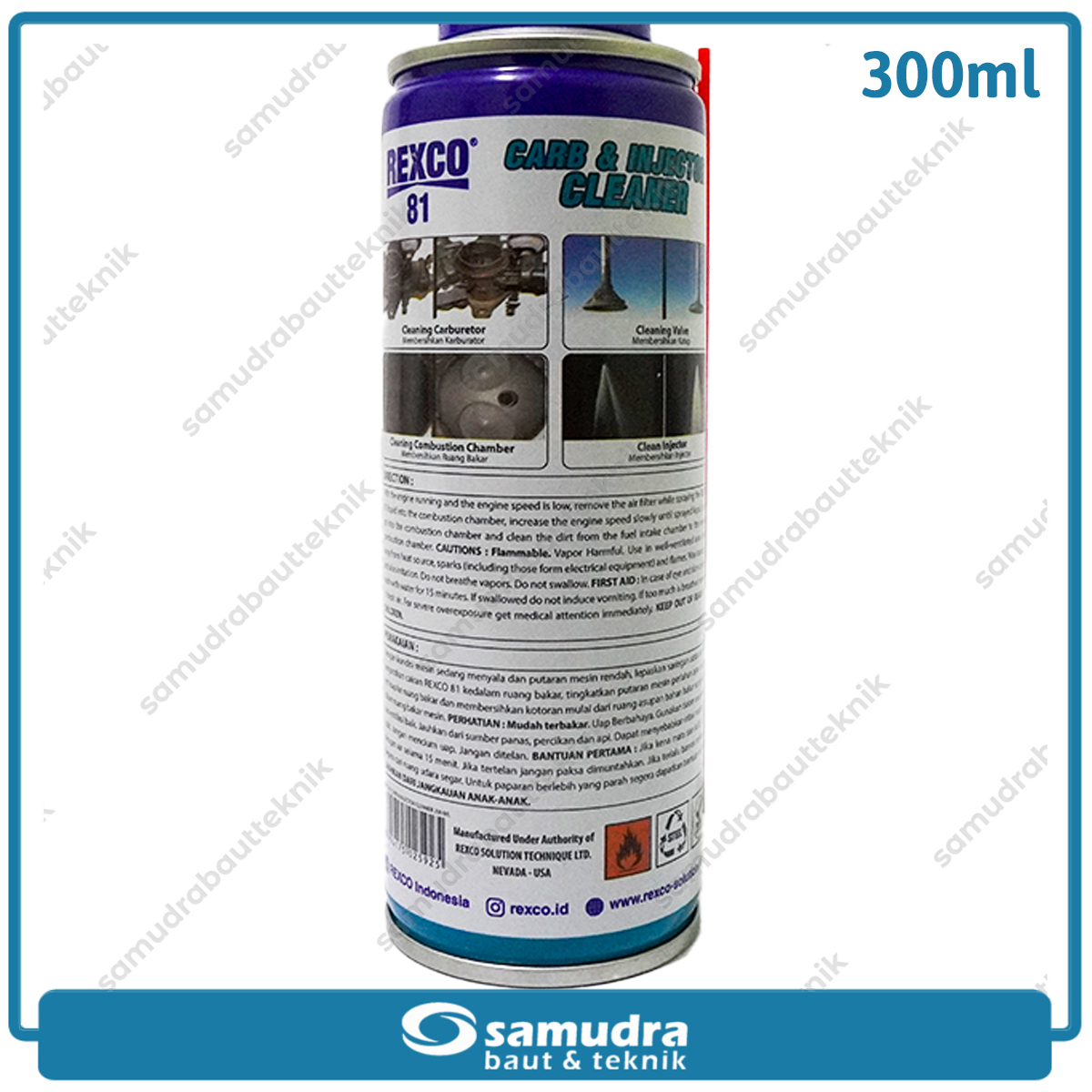REXCO 81 Carb & Injector Cleaner 300 ml isi 24 pcs