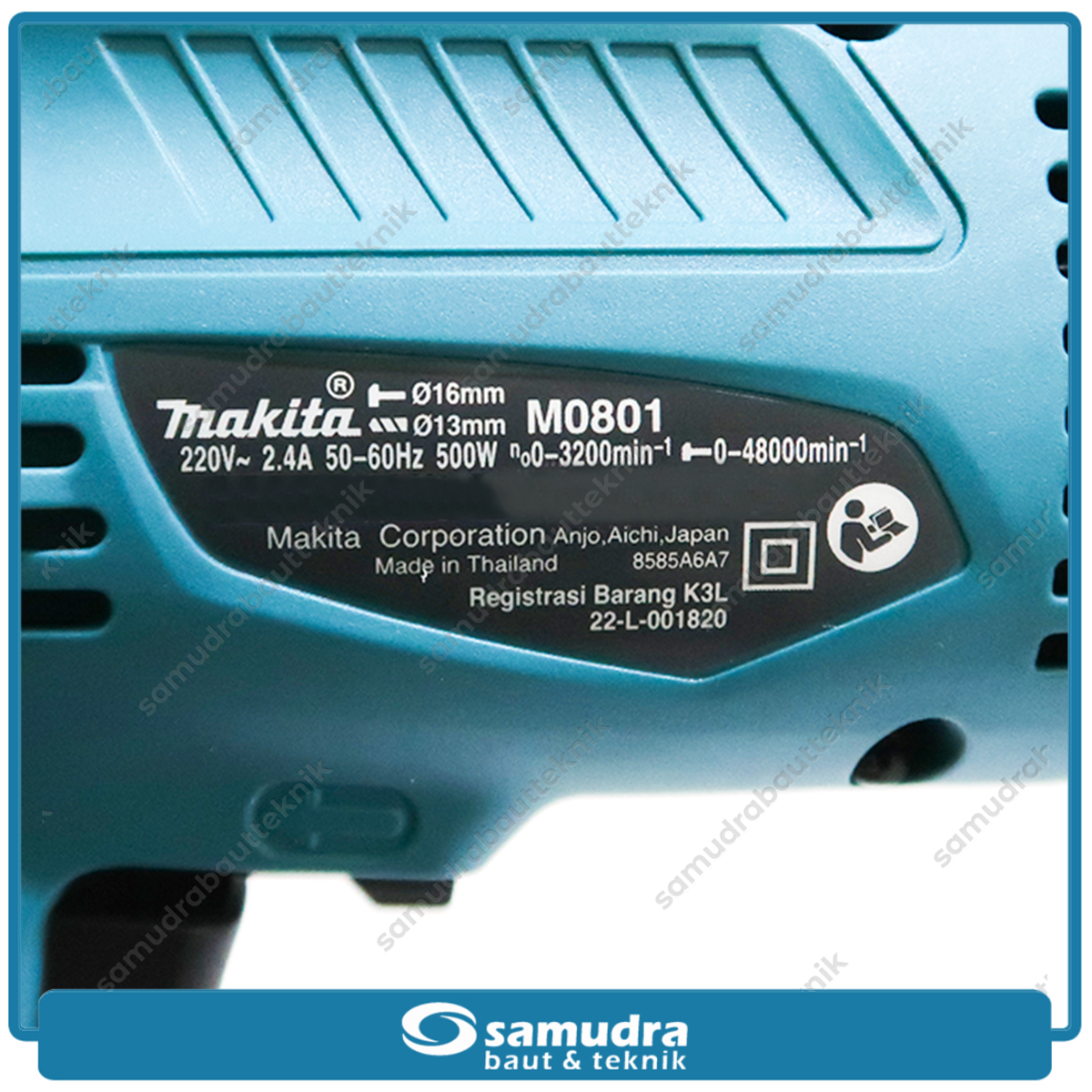 MAKITA M0801B / MT80B Mesin Bor Beton Listrik 13 mm / Impact Drill 500 Watt