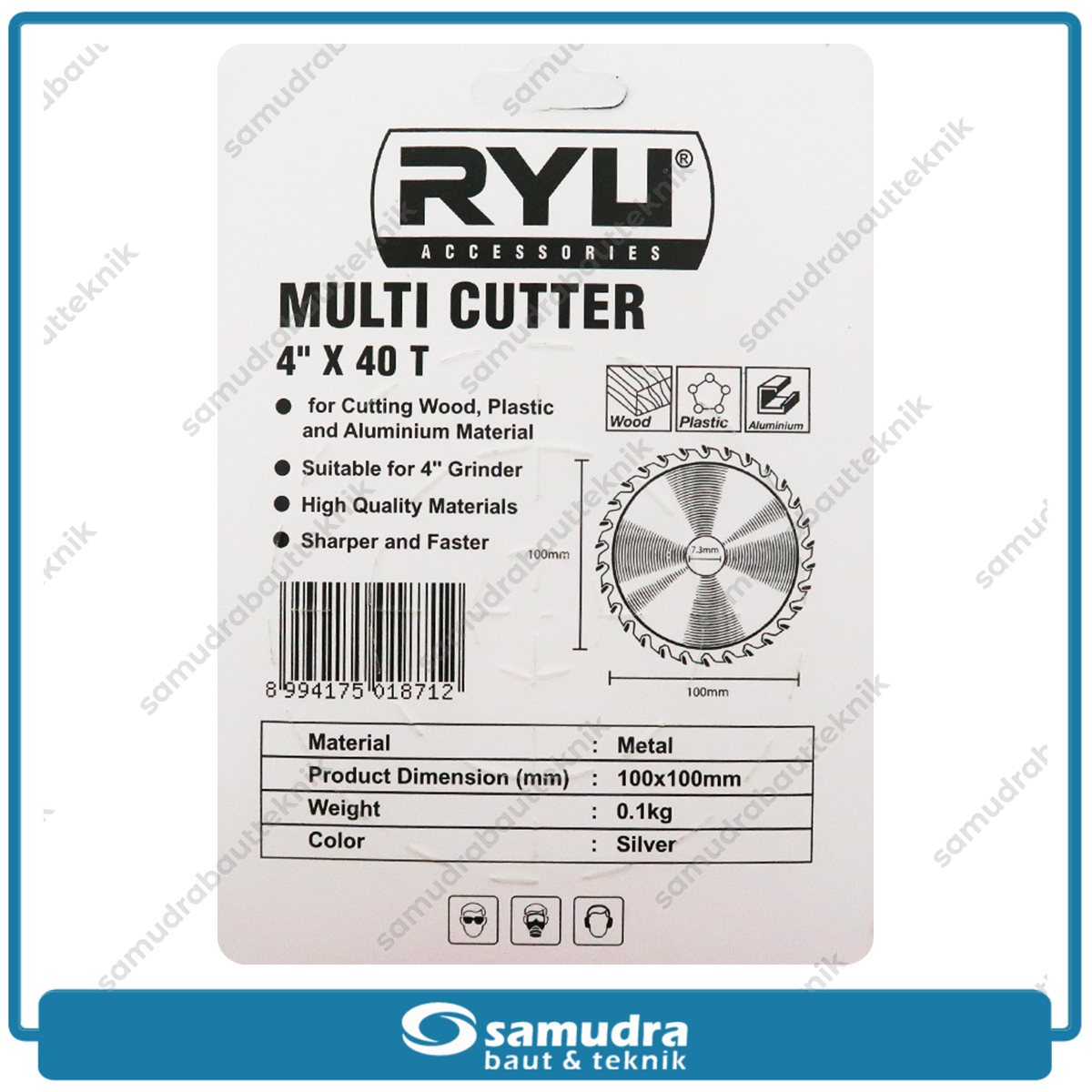 RYU AC-BD145 Mata Gerinda Potong Multi 4"x40T / Multi Cutter