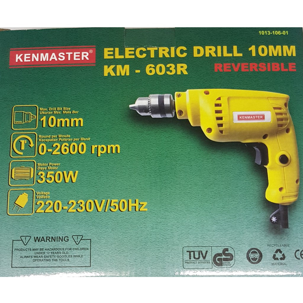 KENMASTER BOR-075 Mesin Bor Listrik 10 mm KM-603