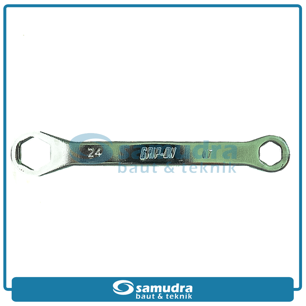 GRIPON 18-828 Kunci Tutup Klep Lurus Chrome 17-24 mm