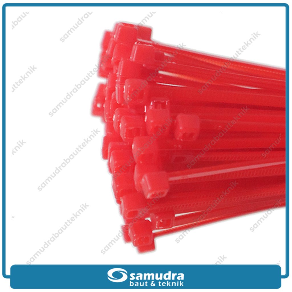 JP Kabel Ties Merah 2.5 x 200 mm - 100 pcs