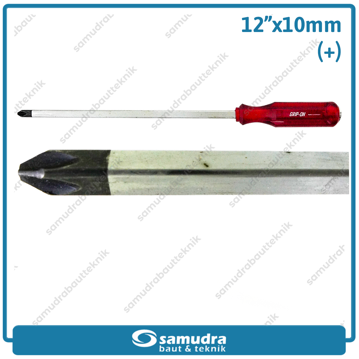GRIPON 84-892 Obeng Tembus 12" Plus x 10 mm