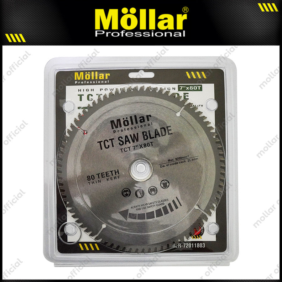 MOLLAR Mata Potong Aluminium 7"x80T / Miter Saw Blade