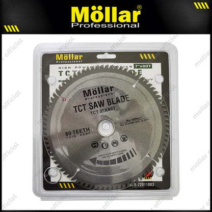 MOLLAR Mata Potong Aluminium 7"x80T / Miter Saw Blade