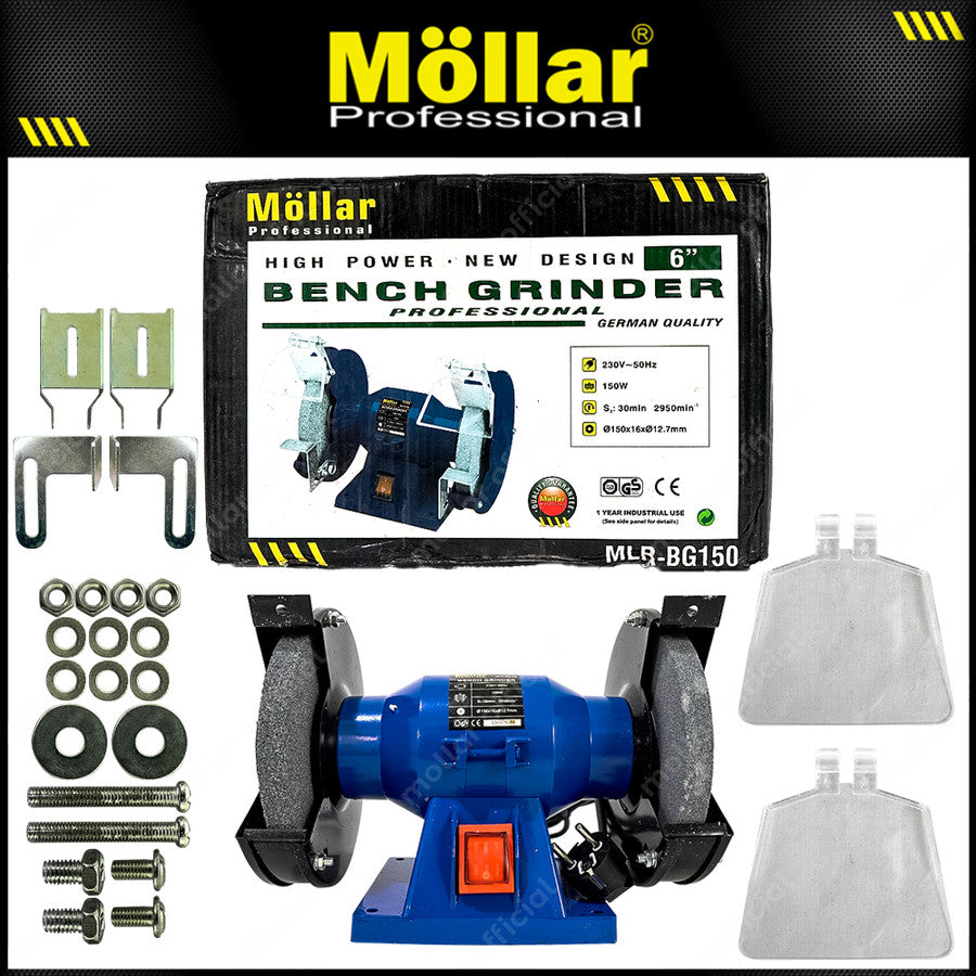 MOLLAR BG005-6" Mesin Gerinda Duduk 6" / Bench Grinder