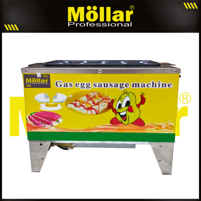 MOLLAR SC-RJC Mesin Sosis Telur Gas LPG 10 Lubang