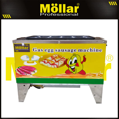 MOLLAR SC-RJC Mesin Sosis Telur Gas LPG 10 Lubang