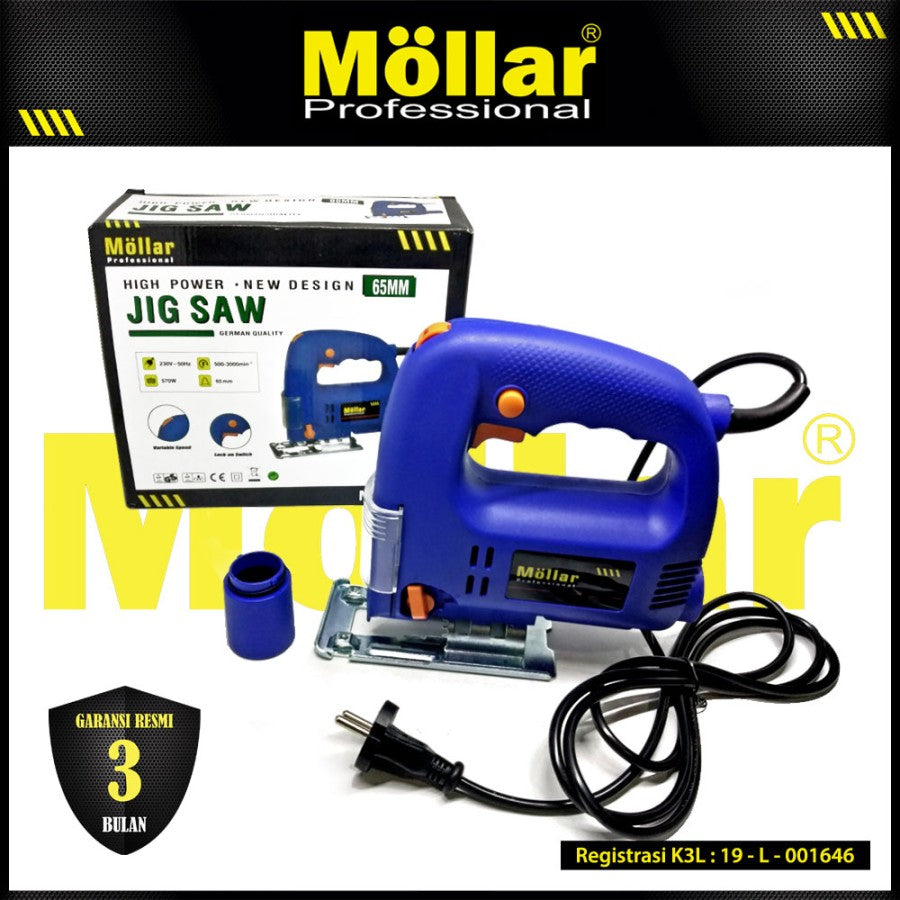 MOLLAR JS021 Mesin Jigsaw Listrik 65 mm