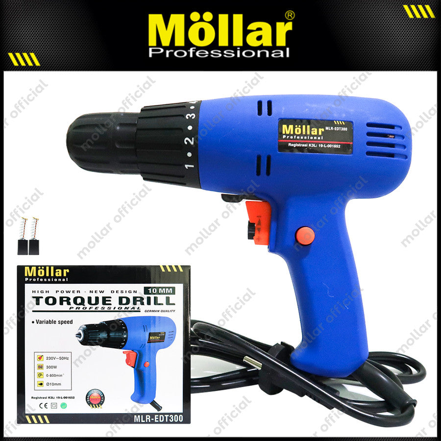 MOLLAR EDT300 Mesin Bor Listrik Torsi 10 mm