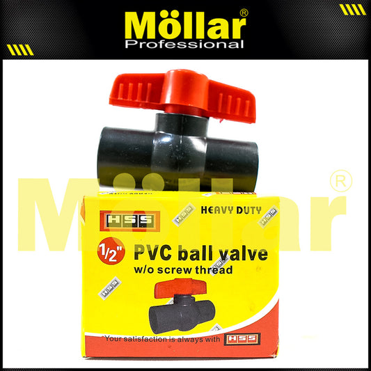 HSS 880A Polos Stop Kran Plastik 1/2" / Ball Valve PVC