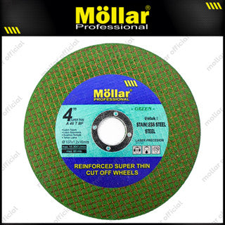 MOLLAR Mata Gerinda Potong Besi 4" / Cutting Wheel Green