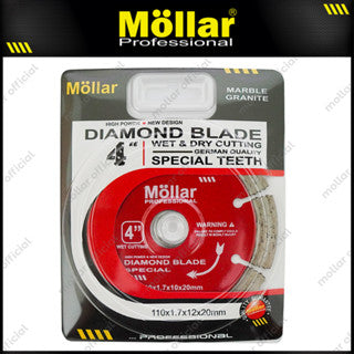 MOLLAR Mata Potong Keramik Red Kering 4" / Diamond Wheel Dry