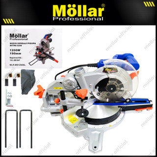 MOLLAR MS1200S Mesin Gergaji Pigura Sliding 7" / Slide Miter Saw 7"