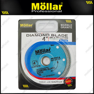 MOLLAR Mata Potong Keramik Turbo Blue Batik 4" / Diamond Wheel