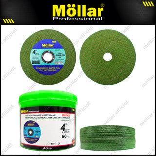 MOLLAR 1 Pak 50 PC Mata Gerinda Potong Besi Stainless Cutting 4x1 GRN