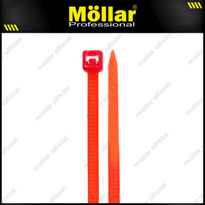 MOLLAR KT-25100 Kabel Ties 2.5x100 mm Merah