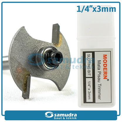 MODERN Mata Profil Sloting Bit 3 mm / Trimmer Bit 1/4"