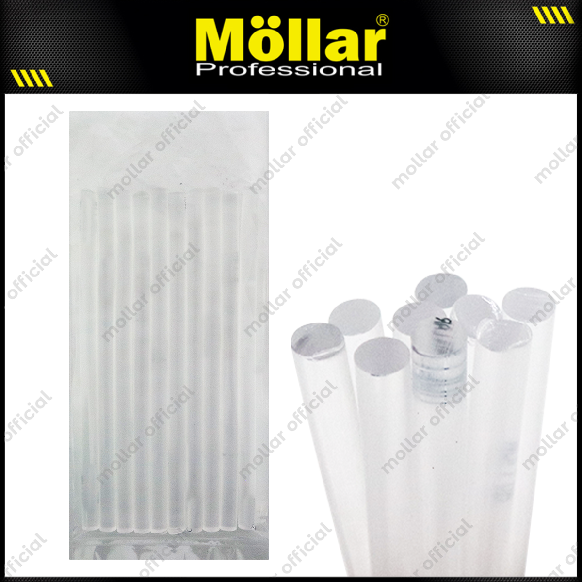 MOLLAR Isi Ulang Lem Tembak Kecil Panjang 15 cm Set - 10 pcs