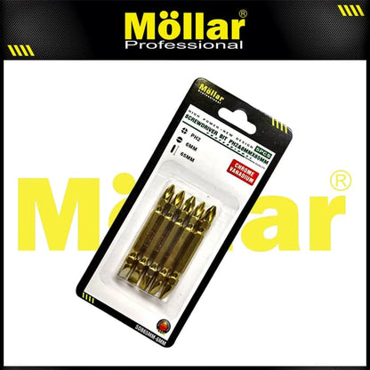 MOLLAR Mata Obeng Angin PH2-SL6 65 mm Set 5 pcs