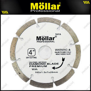 MOLLAR Mata Potong Keramik White Kering 4" / Diamond Wheel Dry