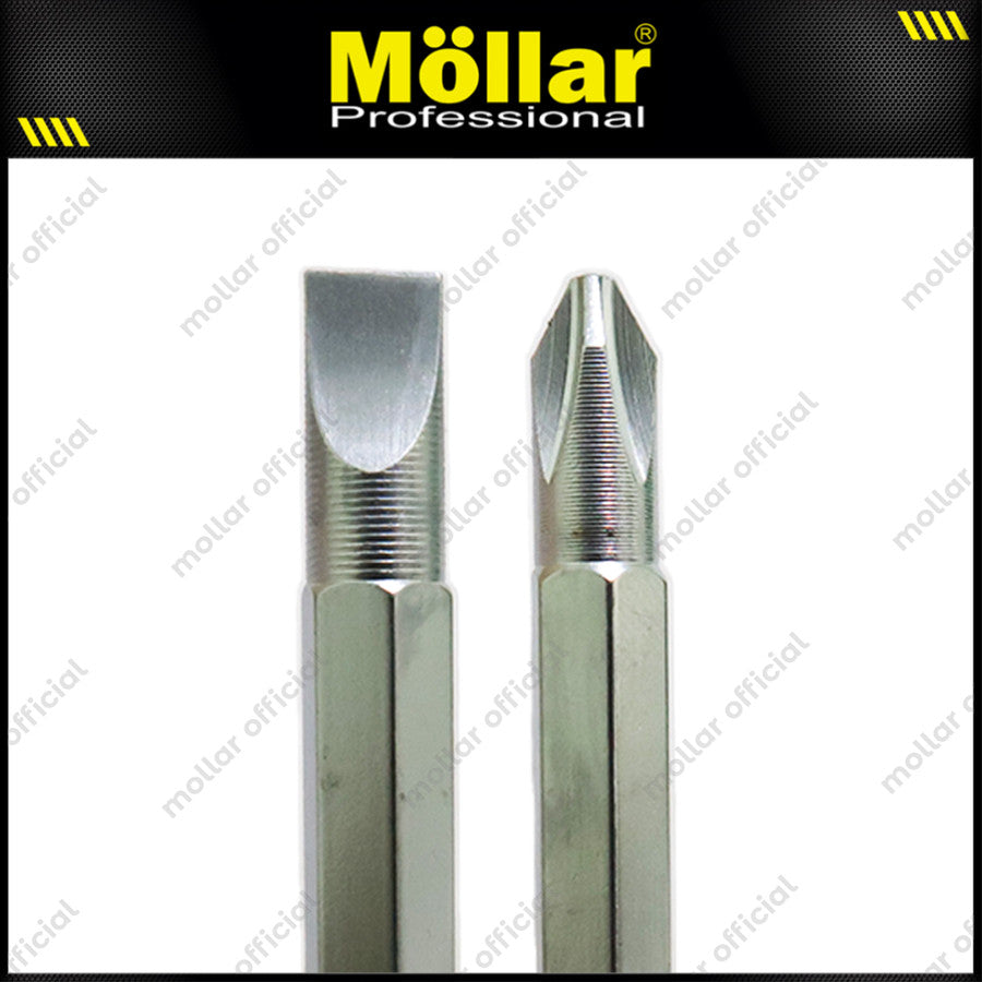 HDT JH27-819 Obeng 3 Way Gagang Karet 145 mm