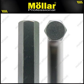 MOLLAR MLR-650113 Kunci L Set Pendek Flat 9 Pcs 1.5-10 mm