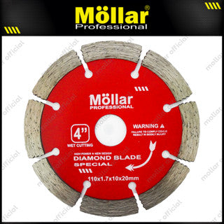 MOLLAR Mata Potong Keramik Red Kering 4" / Diamond Wheel Dry