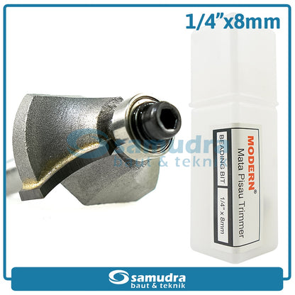 MODERN Mata Profil Beading Bit 8 mm / Trimmer Bit 1/4"x5/16"