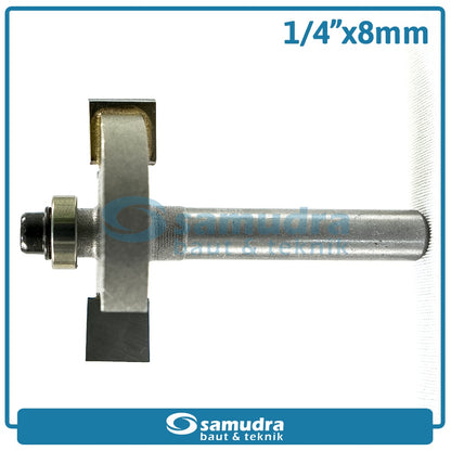 MODERN Mata Profil Sloting Bit 8 mm / Trimmer Bit 1/4"