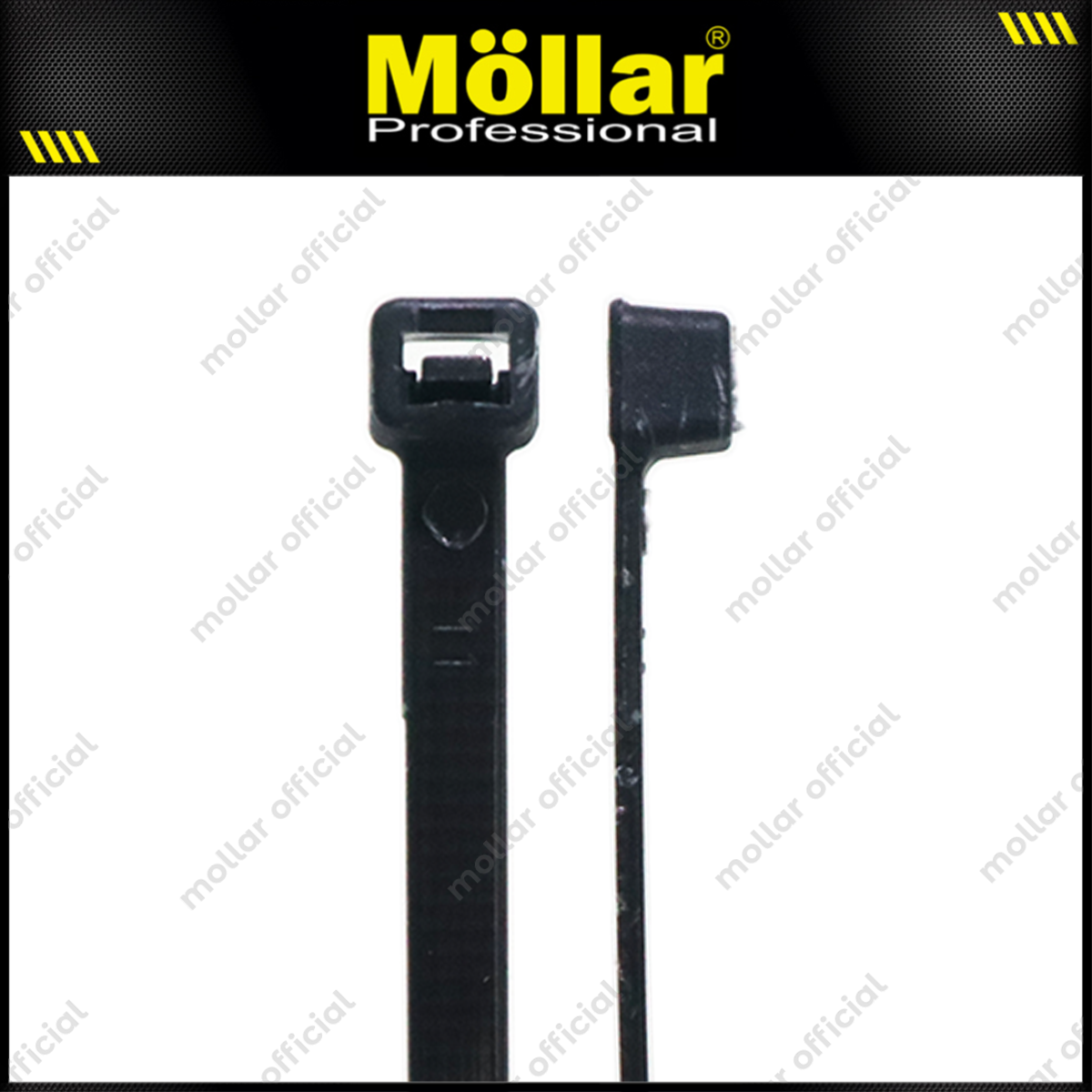 MOLLAR KT-35200 Kabel Ties 3.5x200 mm Hitam