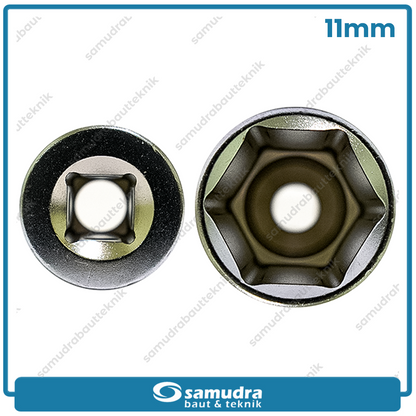 LIPPRO 3101M-11 Mata Sok 1/2" 6PT 11 mm