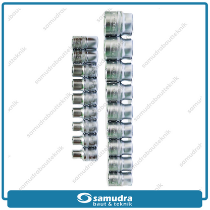 TEKIRO SC-SE0615 Kunci Sok Set 24 pcs 12PT 8-32 mm Box Plastik