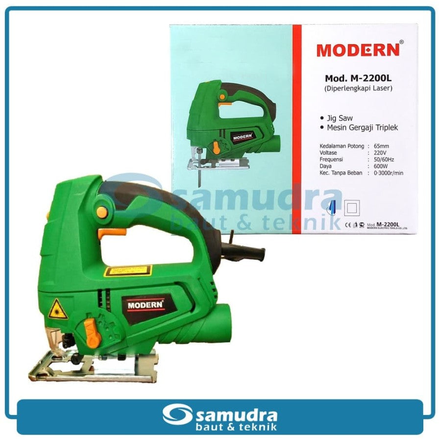 MODERN M-2200L Mesin Jigsaw Listrik Laser Variable Speed