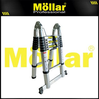 MOLLAR Tangga Teleskopik A XL 2x8 6.4 meter / Double Telescopic Ladder