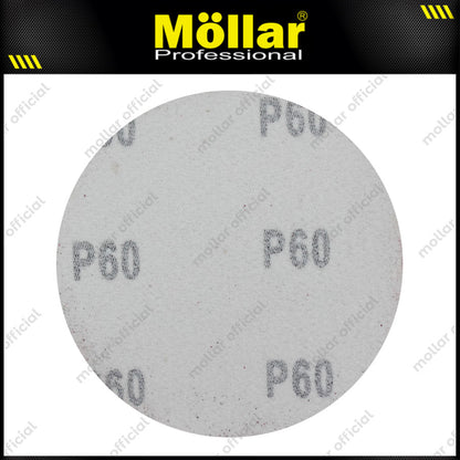 HSS Amplas Velcro Bulat No. 60 Mesin Gerinda 4"