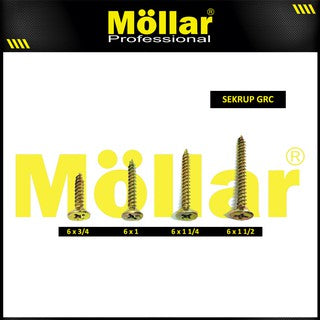 MOLLAR 93-006 Sekrup GRC 6 x 1 - 100 pcs