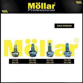 MOLLAR 93-003 Baja Ringan 10 x 3/4 - 100 pcs