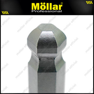 MOLLAR MLR-650112 Kunci L Set Pendek Ballpoint 9 Pcs 1.5-10 mm