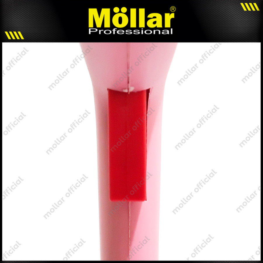 PAKET MOLLAR Glue Gun 80 Watt Pink & 7 Pcs Refill Lem Tembak Besar