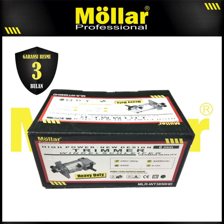 MOLLAR WT3850HD Mesin Profil Kayu Listrik 6 mm / Wood Trimmer
